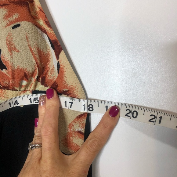 Never Worn Black Floral Halter Maxi Dress Pink - Picture 14 of 14